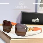 Luxury Square Sunglasses – Rimless Modern Style - Image 2
