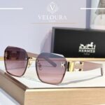 Luxury Square Sunglasses – Rimless Modern Style - Image 3