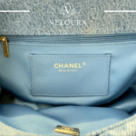 Denim Chain Bag – Vintage Quilted Chic Style