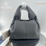 Dumpling Style Handbag – Minimalist Elegant Grey Bag - Image 10