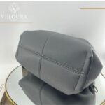 Dumpling Style Handbag – Minimalist Elegant Grey Bag - Image 11