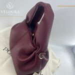 Dumpling Style Handbag – Minimalist Elegant Grey Bag - Image 6