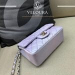 Glossy Mini Bag – Embossed Leather Elegant Style - Image 6