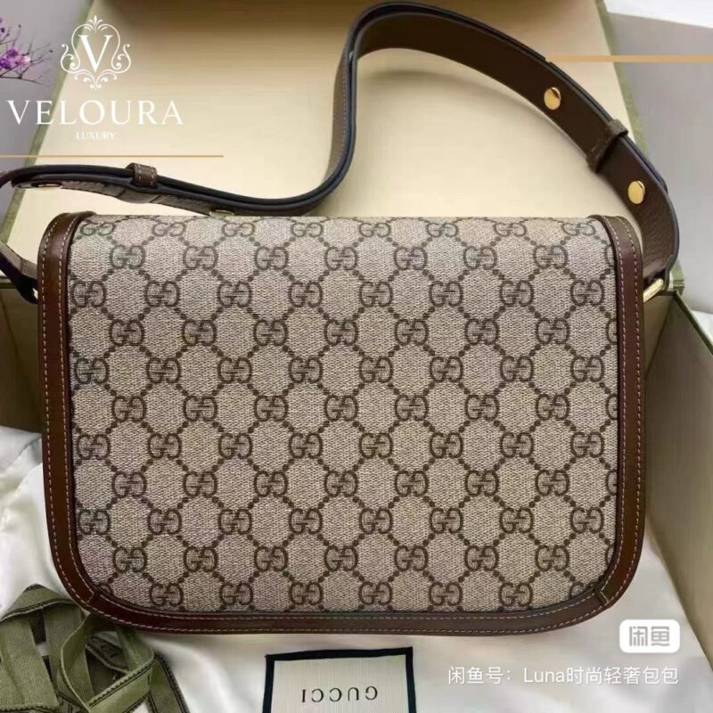 Vintage Monogram Shoulder Bag – Classic Structured Style