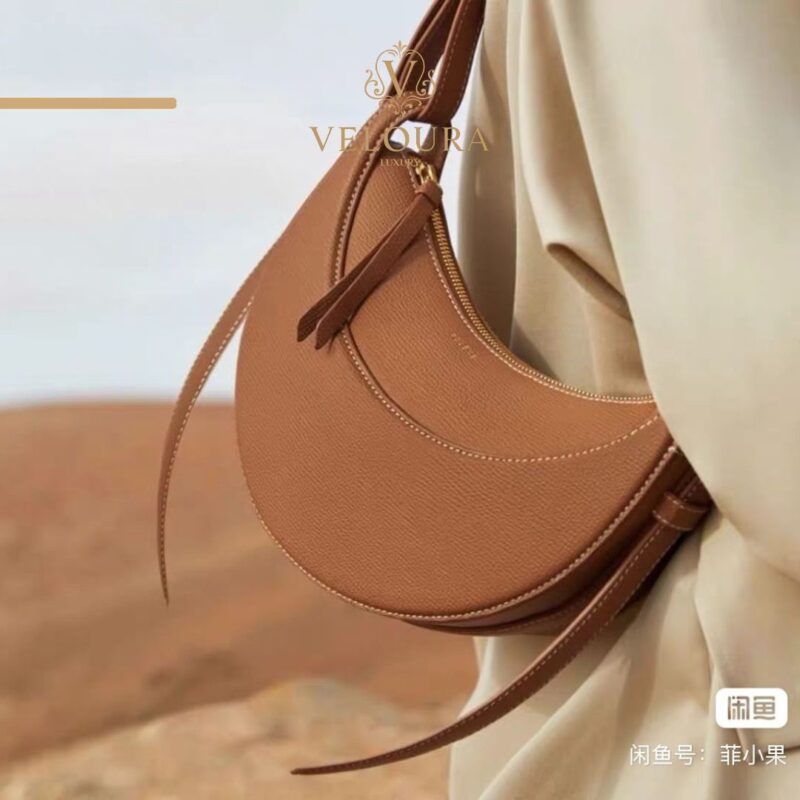 Crescent Shoulder Bag – Elegant Minimal Curved Design Women Bag