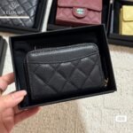 Mini Quilted Zip Wallet