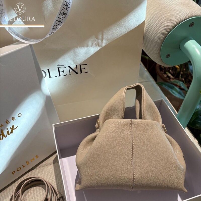 Mini Curved Top Handle Bag