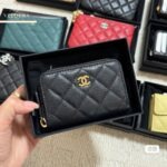 Mini Quilted Zip Wallet