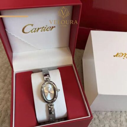 Luxury Women’s Watch – Elegant Silver Stainless Steel Design ساعة نسائية فاخرة