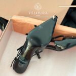 Patent Leather Heeled Sandals – Elegant Pointed Toe Women Shoes - Image 9