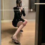 Patent Leather Heeled Sandals – Elegant Pointed Toe Women Shoes - Image 2