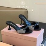 Crystal Bow Heels – Elegant Women Luxury High Heels - Image 3