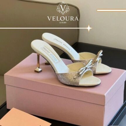 Crystal Bow Heels