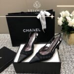 Pearl CC Heels – Elegant Vintage Luxury Women Shoes - Image 8