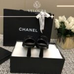 Pearl CC Heels – Elegant Vintage Luxury Women Shoes - Image 3