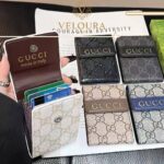 Monogram Chic Card Wallet – Slim Luxury Leather Wallet - Image 2