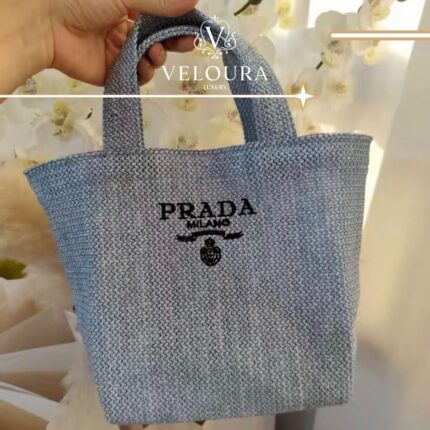 Woven Style Tote Bag شنطة توت منسوجة – تصميم عصري أنيق