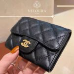 Chic lined card wallet – a luxurious slim leather wallet - Image 2
