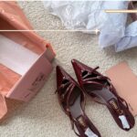 Patent Leather Heeled Sandals – Elegant Pointed Toe Women Shoes - Image 4