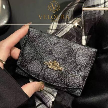 Fold Wallet محفظة فولد شيك – محفظة حريمي ميني جلد فاخر