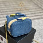 ⁦شنطة باكيت جينز ميني – تصميم منسوج عصري⁩ - الصورة ⁦5⁩