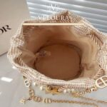 Mini Woven Bucket Bag – Elegant Chain Crossbody Bag - Image 7