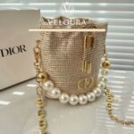 Mini Woven Bucket Bag – Elegant Chain Crossbody Bag - Image 4