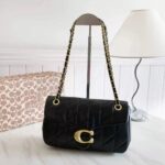 Black Chain Shoulder Bag – Elegant Quilted Luxury Crossbody Bag - Image 9
